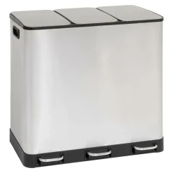 5 FIVE SIMPLY SMART - 5five - poubelle de tri "ariane" 3x18l inox