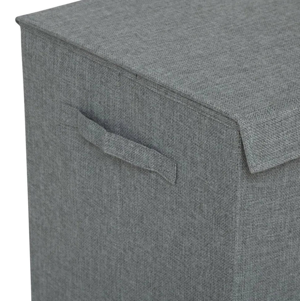 5 FIVE SIMPLY SMART - 5five - panier à linge "colorama" gris 74l