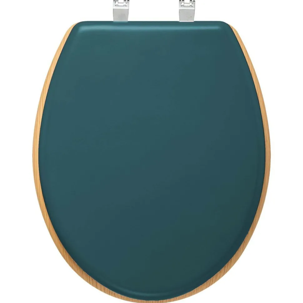 5 FIVE SIMPLY SMART - 5five - abattant wc "modern color" bleu pétrole en bois