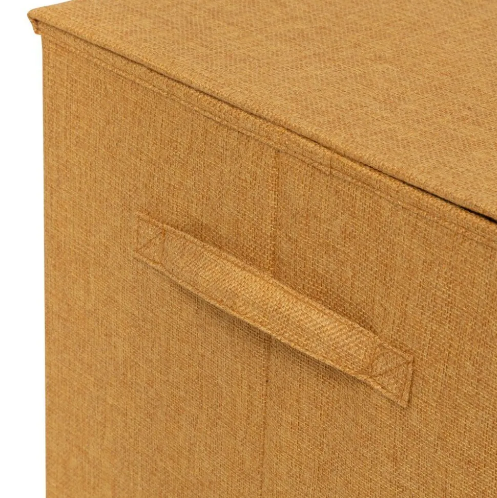 5 FIVE SIMPLY SMART - 5five - panier à ligne "colorama" jaune moutarde 74l