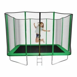 1.- MASGAMES OUTDOOR GAMES - Trampoline rectangulaire premium l masgames