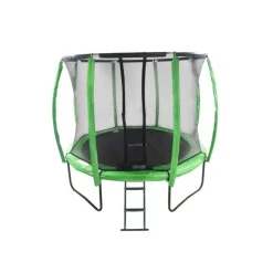 1.- MASGAMES OUTDOOR GAMES - Trampoline masgames premium 305 avec filet de protection, échelle et ancrages