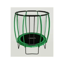 1.- MASGAMES OUTDOOR GAMES - Trampoline masgames premium 305 avec filet de protection, échelle et ancrages