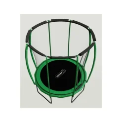 1.- MASGAMES OUTDOOR GAMES - Trampoline masgames premium 305 avec filet de protection, échelle et ancrages