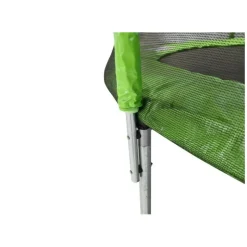 1.- MASGAMES OUTDOOR GAMES - Trampoline masgames force 244 avec filet de protection, échelle et ancrages