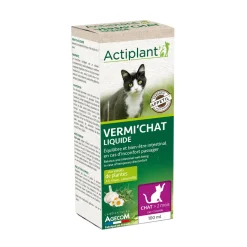 ACTIPLANT - Vermifuge Vermi'chat Essentiel : 100 ml