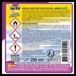 ACTO - Acto aérosol recharge 250ml 鈥é et sécurité contre les insectes