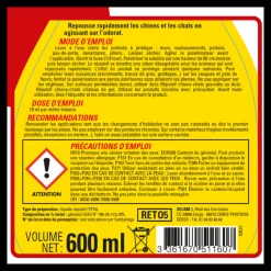 ACTO - Acto chiens 鈥épulsif - pulverisateur de 600ml