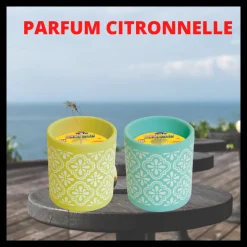 ACTO - Bougie à la citronnelle et géraniol: l'innovation anti-moustiques pour l'été