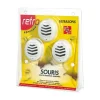 ACTO - Retro lot de 3 répulsifs ultrasons souris insectes rampants 135m2 - rus2