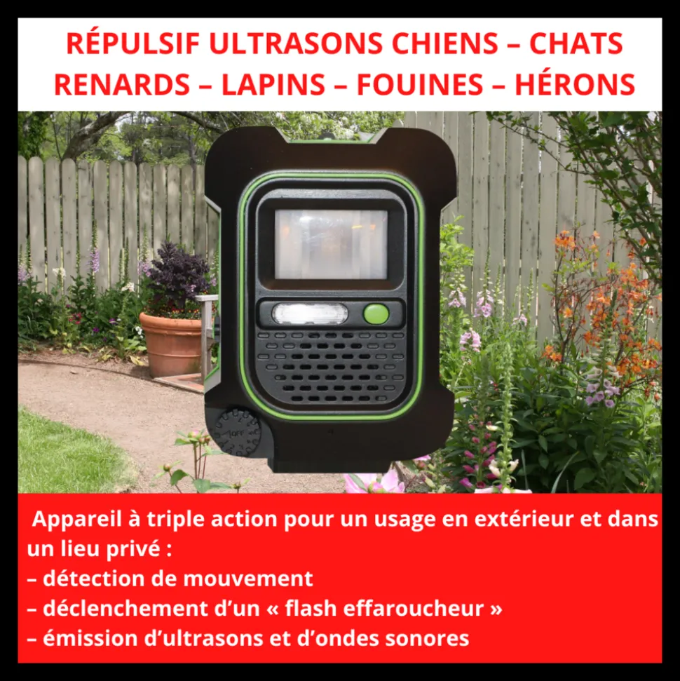 ACTO - Retro répulsif ultrasons chiens 鈥érons