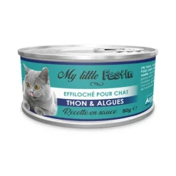 AGECOM - My little festin - pâtée chat thon / algues 80 g