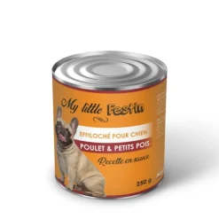 AGECOM - My little festin - pâtée chien poulet / pois 250 g