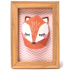 AGENT PAPER - Mini trophée renard avec cadre à construire