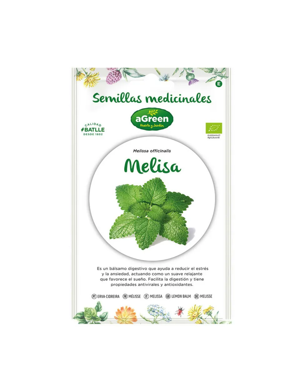 AGREEN - À propos des graines melisa médicinale eco 857007bolsh agreen - agreen