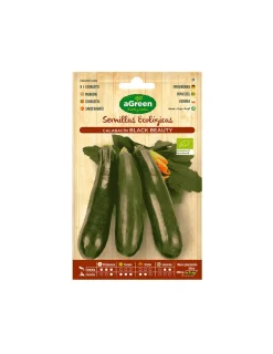 AGREEN - 10 sachet de graines de courgette noire eco seeds beauty agreen