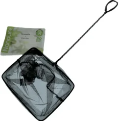 ANIMALLPARADISE - Epuisette filet noir, maille moyenne, 20 cm x 16 x 53 cm aquarium