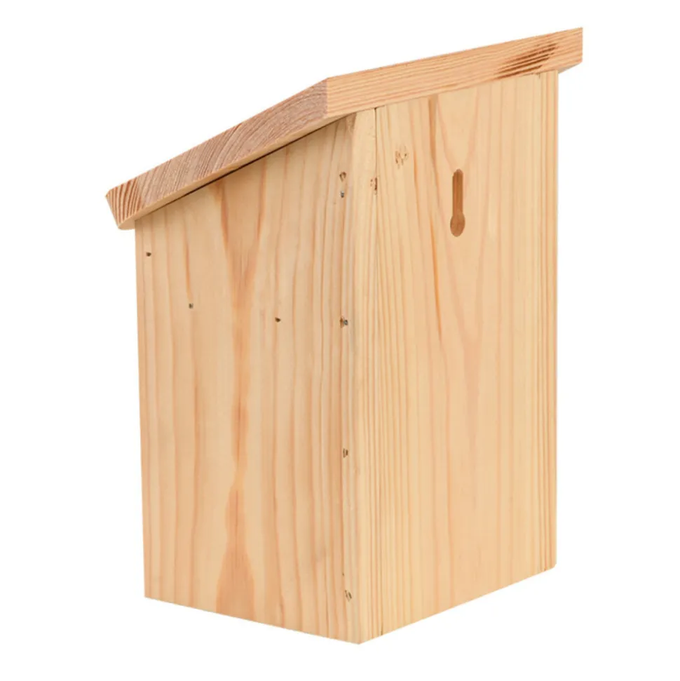 ANIMALLPARADISE - Maison à abeilles, avec toit coloré avec silhouette abeilles.