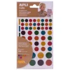 APLI - Gommettes nature couleur kraft