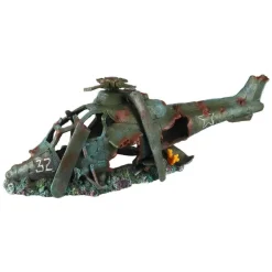 AQUA D'ELLA - Hélicoptère 74,5x22,5x25 cm polyrésine