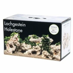 AQUADECO - Pack de lochgestein holestone pour aquarium jusqu'à 80l