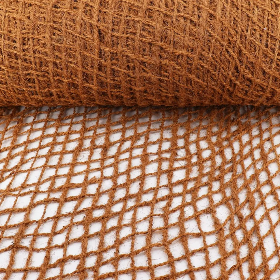 AQUAGART - 100 m filet anti-érosion, 1 m de large, liner pour bassin de jardin, natte en fibre de coco 450 g