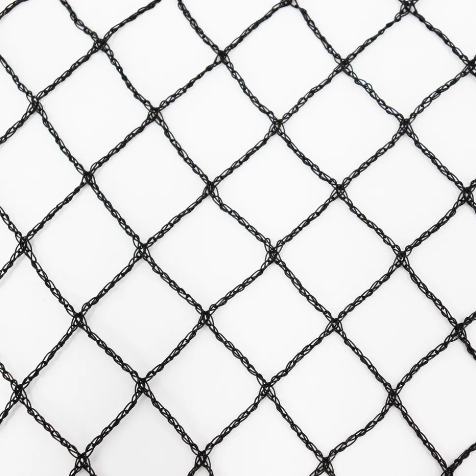 AQUAGART - Filet de bassin 8 m x 8 m noir, filet d'étang à poisson, filet à feuilles, filet, filet de protection contre les oiseaux, robuste