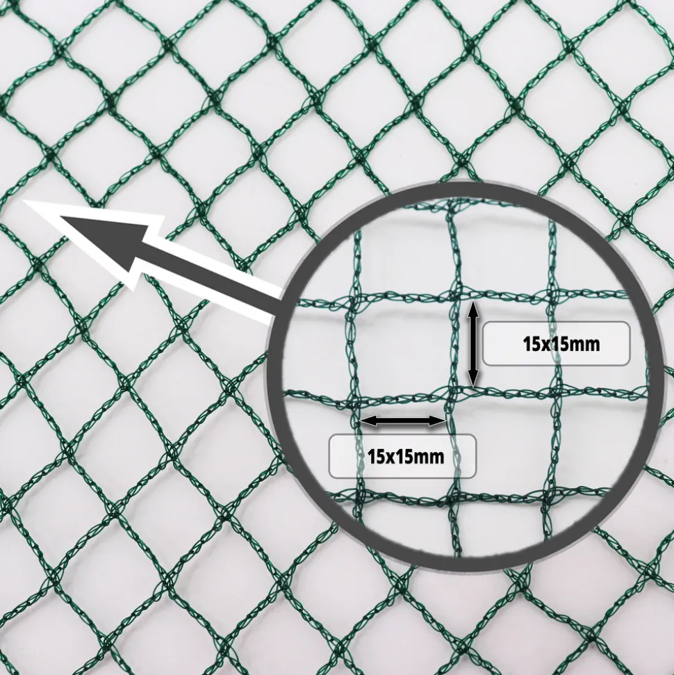 AQUAGART - Filet de bassin 22 m x 12 m filet à feuilles, filet, filet de protection contre les feuilles, robuste