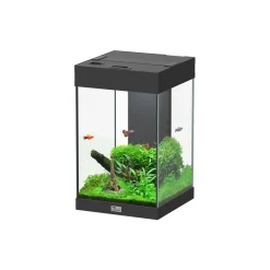 AQUATLANTIS - Aquarium Aqua Tower Equipé Noir L.30xP.30xH.49cm
