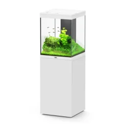 AQUATLANTIS - Aquarium avec meuble Aqua Tower à LED blanc - 50,1x49,9x65,4 cm 164 L