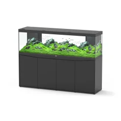 AQUATLANTIS - Aquarium avec meuble LED Splendid 200 noir - 200x50x61 cm 603 L