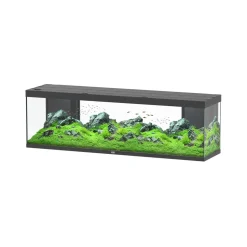 AQUATLANTIS - Aquarium équipé Splendid Led 2.0 Noir L.200xP.50xH.61cm
