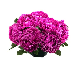 ARCHE DIFFUSION - Coupe de chrysanthèmes artificielles à 14 tiges