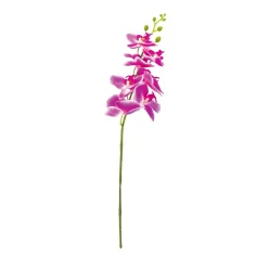 ARCHE DIFFUSION - Fleur artificielle tige d'orchidée phalaenopsis lavande H.82cm