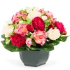 ARCHE DIFFUSION - Fleurs artificielles - coupe florale fuchsia D.32 H.27cm