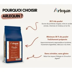 ARLEQUIN ESSENTIELLE - Croquette chat arlequin essentielle poulet 6 kg