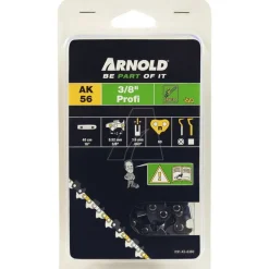 ARNOLD - Chaîne de tronçonneuse 3/8", 1,6 mm - 60 maillons d’entraineurs