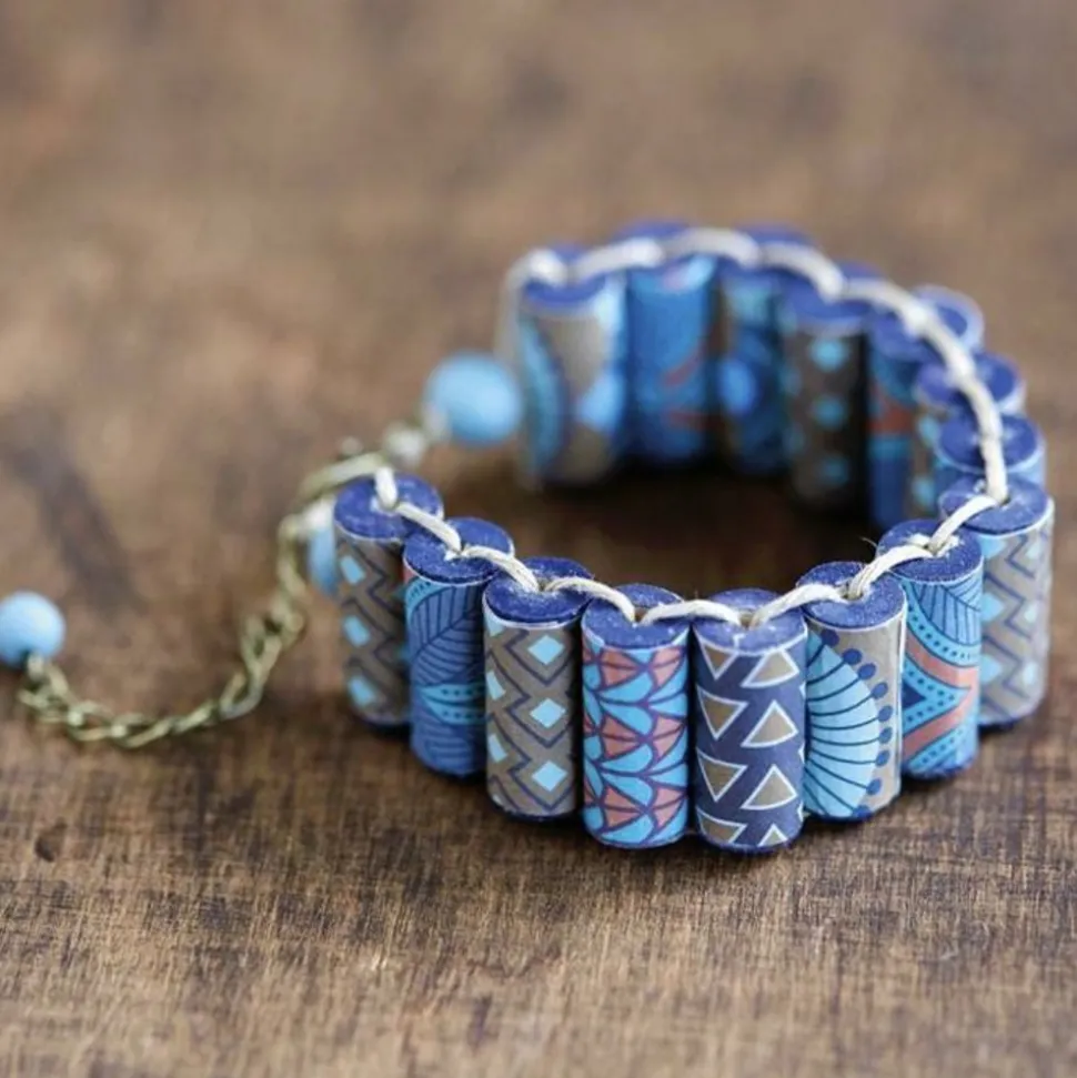 ARTEMIO - 25 perles en bois cylindres 20 x 8.6 mm