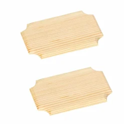 ARTEMIO - 2 plaques murales bois à décorer 16 x 10 cm