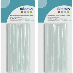 ARTEMIO - 24 recharges pistolet à colle - 7 x 100 mm