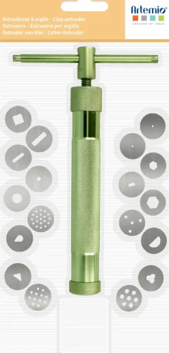 ARTEMIO - Machine extrudeuse pâte à modeler et 20 disques