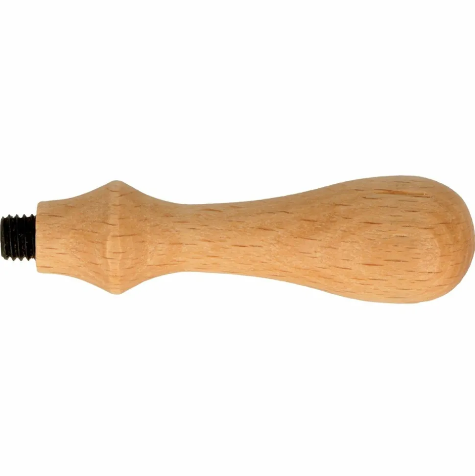 ARTEMIO - Manche en bois pour cachet de cire + tampon fougère