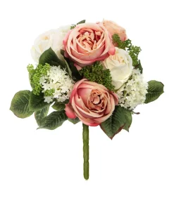 ATMOSPHERA - Bouquet composé fleurs artificielles d. 20 x h. 30 cm