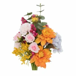 ATMOSPHERA - Bouquet composé hortensia fleurs artificielles h 53 cm