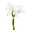 ATMOSPHERA - Bouquet de fleurs artificielles 8 arums blanches h 36 cm