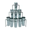 ATMOSPHERA - Etagère présentoir pour fleurs en zinc avec 9 cache-pots