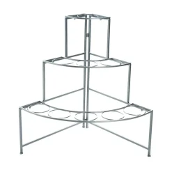 ATMOSPHERA - Etagère présentoir pour fleurs en zinc avec 9 cache-pots