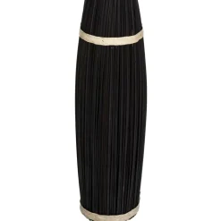 ATMOSPHERA - Fagot de fleurs et tiges séchées blanc et noir d. 40 x h. 150 cm