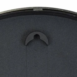 ATMOSPHERA - Horloge effet patiné - diam 30 cm - gris et doré