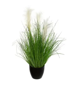 ATMOSPHERA - Plante artificielle ​​​​​​​bouquet herbes dans un pot h 70 cm
